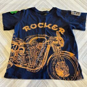 Monster Republic Boys ‘Rocker’ Motorcycle & Shamrock T-shirt